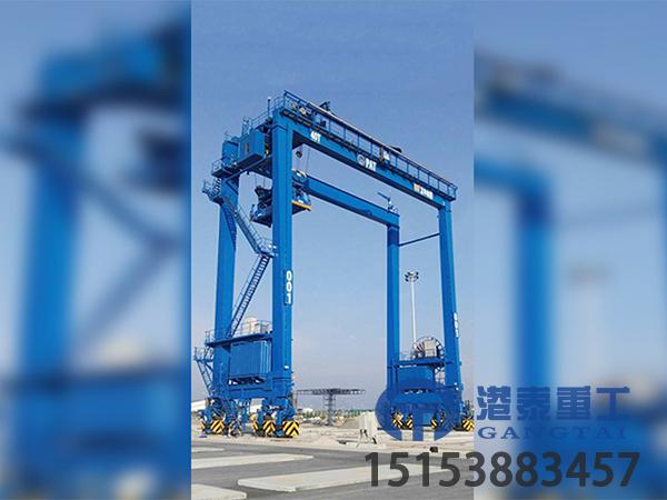 广东湛江集装箱龙门吊厂家轮胎式集装箱龙门吊安全性能好