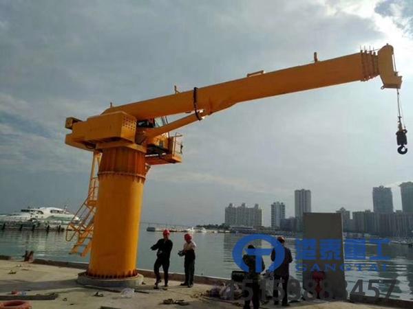 上海船舶液压起重机厂家船用甲板吊维护便捷