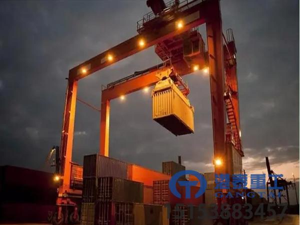 山东青岛集装箱龙门吊厂家集装箱龙门吊防撞预警系统
