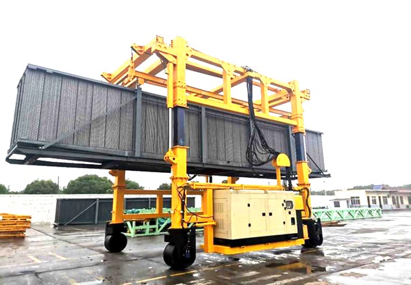 浙江丽水起重机厂家港口码头与内陆堆场跨运车的配置防护差异